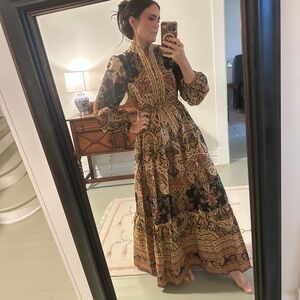 Bohemian Dressy Long Sleeve Maxi Dress